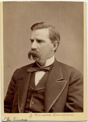 ジェームズドナルドキャメロン（1833-1918）、アメリカ政治家、第32米国務長官（アルブメン写真）
